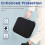 Capa Universal para Tablet de 10,8-11 Polegadas, Capa de Viagem de Nylon para  Pro, Preta 2