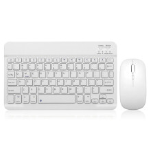 10 Inch Keyboard Rechargeable Ultra-Slim Wireless Mouse Keyboard Set for Android Windows Tablet D