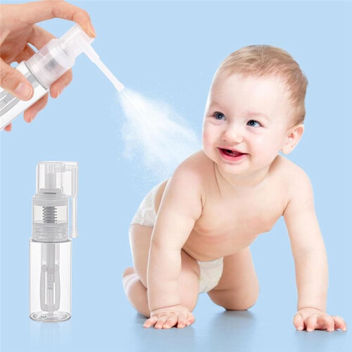 2 Pcs Glitter Duster Sprayer Transparent  Glitter Spray-Bottle Empty Multi-Purpose Empty Plastic Spray-Bottle 50ml 2