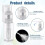 2 Pcs Glitter Duster Sprayer Transparent  Glitter Spray-Bottle Empty Multi-Purpose Empty Plastic Spray-Bottle 50ml 5