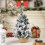 6 Pack Artificial  Christmas Tree Tabletop  Christmas Tree DIY Holiday Indoor Decorations 2
