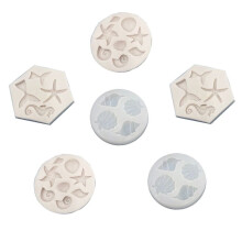 DIY Shellfish and Conch Silicone Mold Baking Cake Decoration Epoxy Mold