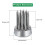 12 Peças Flower Frog, Round Stainless Floral Frogs, Flower Arranger Fixed Tool Pin Frog (Prata, 0,6 Polegadas) 6