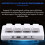 MK424Pro 4-Key  Customized Keyboard+Mechanical   USB+BT+2.4G Connection for Office Game Multimedia White 9