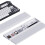 Desktop Storage Box Mechanical Keyboard Wrist Pad Hand Mouse Wrist Pad  Support Office Typing Wrist White 4