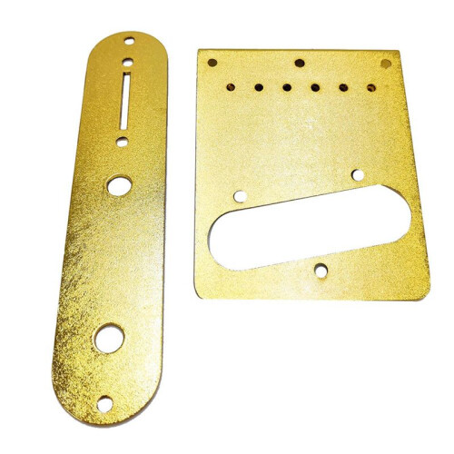 6 String Roller Saddle Bridge and Control Plate for TL Electric Guitar with Carving Decorative Strings Through Bridge 2