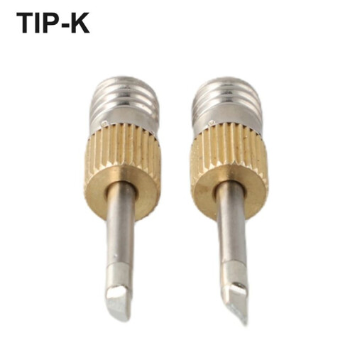 2 Pcs Soldering Iron Tip with Sponge E10 Interface Welding Tips USB Soldering Tip Soldering Tools Set B Type 2