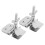 2PCS Silk Screen Printing Metal Butterfly Frame Hinge Clamp DIY Hobby Tool 6