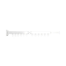 Wall-Mounted Foldable Aluminum Alloy Clothes Drying Rack Perfect for Balcony Bedroom Kitchen Living Room B White