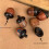 Unscrewable Pine Cone Hazelnut DIY Accessories Pendant Keychain Storage Small Box Red Model 4