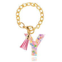 Accessori con Ciondolo A Forma di Lettera per -Cup, 1 Pezzo. Simpatico Ciondolo con Manico Portachiavi con Iniziale per -Tumbler per