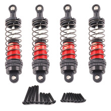 1 Set RC Bil Metall Stötdämpare för SCY 1/16 MJX H16H 14301,14210 1/16 1/12 1/14 Uppgraderingsdelar Tillbehör 81mm B