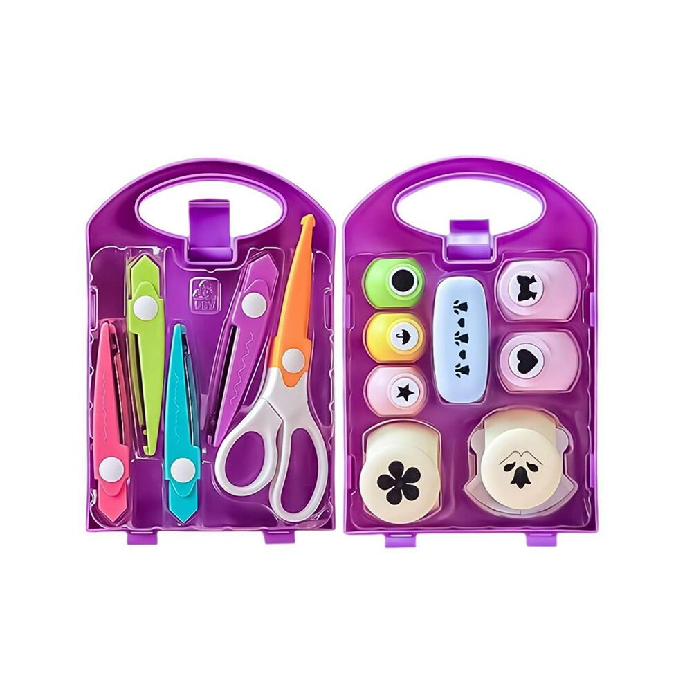 Diy Puncher Set, Hole Punch Shapes Set, Hole Punch For Kids, Shape Cutters For Crafts Set Of 2 Tauoh
