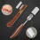 2Pcs Bread Lame Tool Knife Sourdough Scoring Tool with 10 Pcs Replaceable Blades Wooden Handle Lame Slashing Tool 4