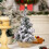6 Pack Artificial  Christmas Tree Tabletop  Christmas Tree DIY Holiday Indoor Decorations 7