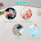10PCS Acrylic Stamp Block,Versatile Assorted Size Stamp Blocks, Stamping Platform Stamping Tools Set for Card Making 5