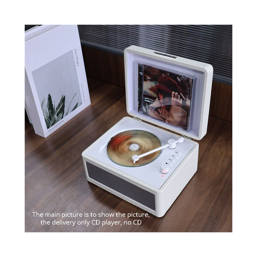 Portable Wireless Speaker, Multi-Functional Reprodutor Cd Retro, Record Audio Player Dark/Green 4712336747264