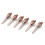 6Pcs Dragon  Metal Acoustic Guitar Bridge Pins Strings Fixed Cone 5