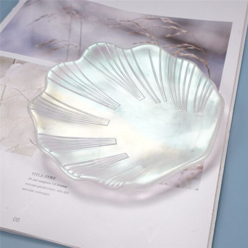 Shell-Shaped Soap Dish Tray Silicone Mold Casting Mould for DIY Decorative Holder Storage Arts 1