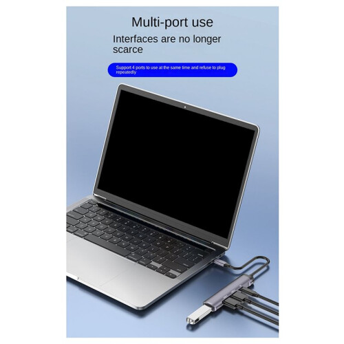 Hub Type-C Naar USB3.0 USB2.0 PD Adapter Docking Station voor Computer Notebook Tablet USB Flash Drive Mobiele Telefoon-B 2