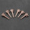 6Pcs Dragon  Metal Acoustic Guitar Bridge Pins Strings Fixed Cone 2