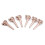6Pcs Dragon  Metal Acoustic Guitar Bridge Pins Strings Fixed Cone 3