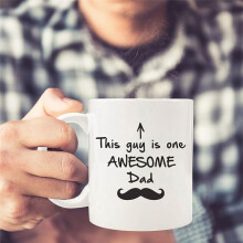 Vaderdagcadeau Temperatuurgevoelige Kleurveranderende Mok Keramische Koffiemok Papa Baard Watermok