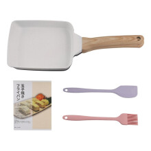 Tamagoyaki Pan Nonstick Japanese Omelette Pan Egg Roll Detachable Anti Scalding Handle for Stove Kitchen Accessories B