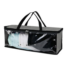 Hats Organizer with Carry Handles Transparent Hat Storage Wide Hat Storage Bag for Baseball Caps Holder Home Travel,A
