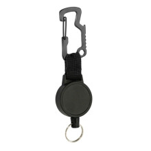 Retractable Keychain with Steel Wire Design,Multitool Carabiner Badge Holder,Keychain Clip Id Holder Regular Type