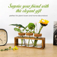 Propagation Station,Glass Plant Terrarium for Plant Cutting,Enhances HomeDcor,Perfect Indoor Centerpiece for Plant Lover