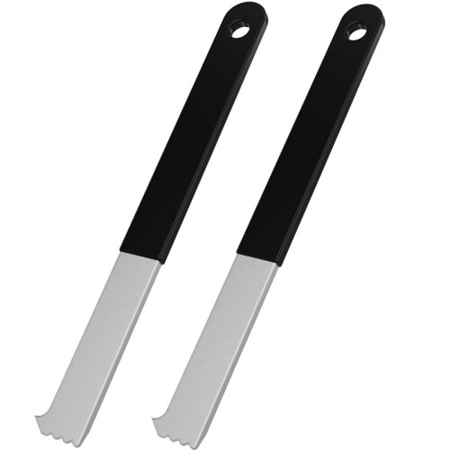 2Pcs Paver Puller, Paver Extractor Tool with Joint Scraper  Teeth & Gripper Slots, Paver Removal Tool for Garden