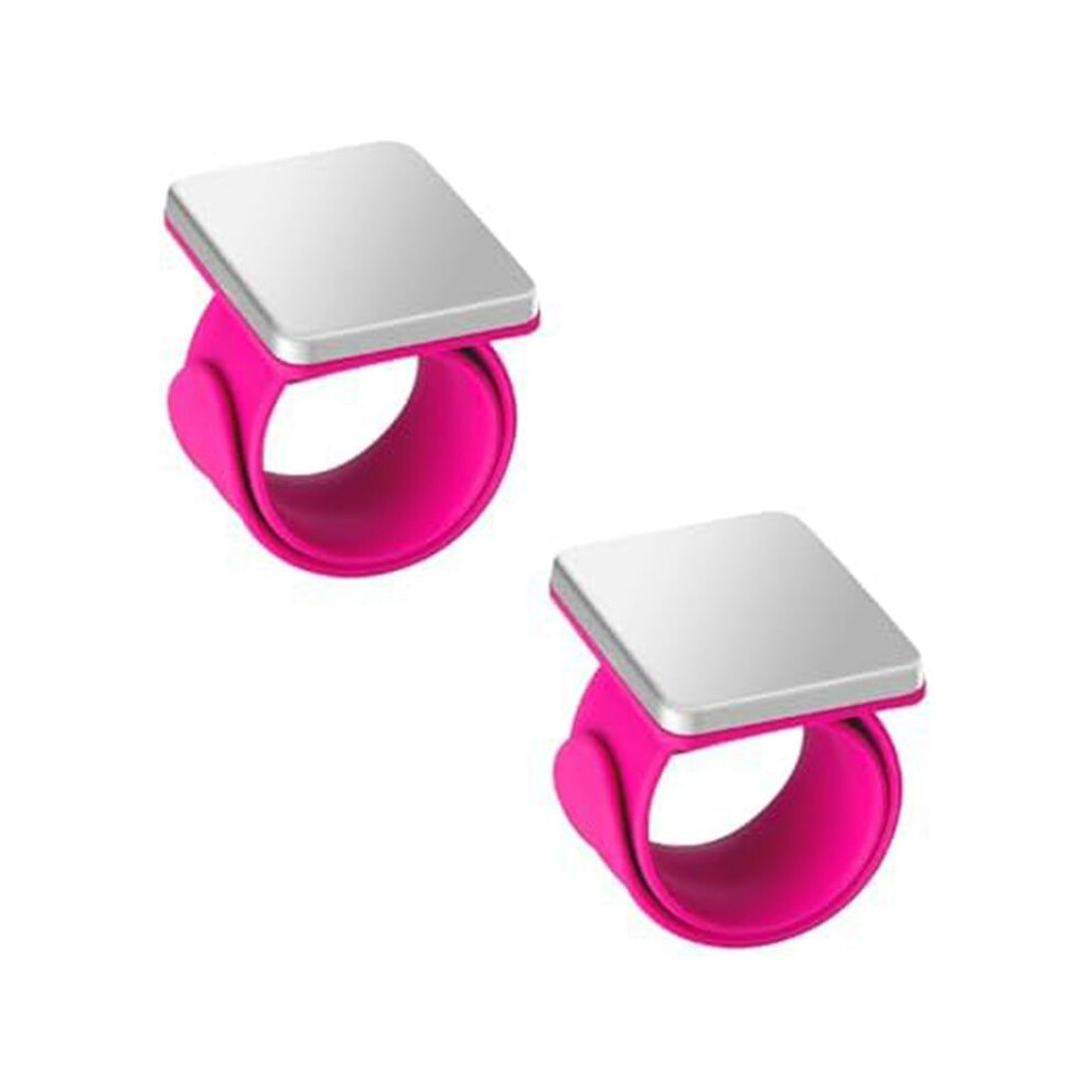 2 Pcs Magnetic Pin Cushion Wrist, Magnetic Sewing Pincushion, Magnetic Pin Holder Wristband For Sewing, 4711244661938