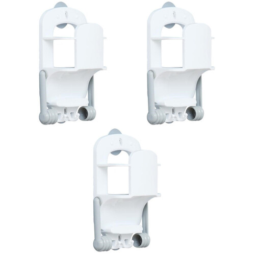 3Stk Papierrollenhalter Weiß Mit 3 Für Und Folien 2