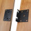 Conjunto de Estrutura de Cama de 4 Peças, Suporte de Slot de Gancho Duplo, 3,5 Polegadas X 3 Polegadas, Trilho de Cama de Metal, Placa de Gancho, 4