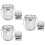 3Sets Pinselhalter Silber Leicht Und Vielseitig 9