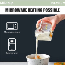 350ML Kawaii Square Milk Carton Glass Cup Heat Resistant Cute Strawberry Peach Breakfast Cup Pudding Cup Milk Bottles, B