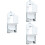 3Stk Papierrollenhalter Weiß Mit 3 Für Und Folien 6