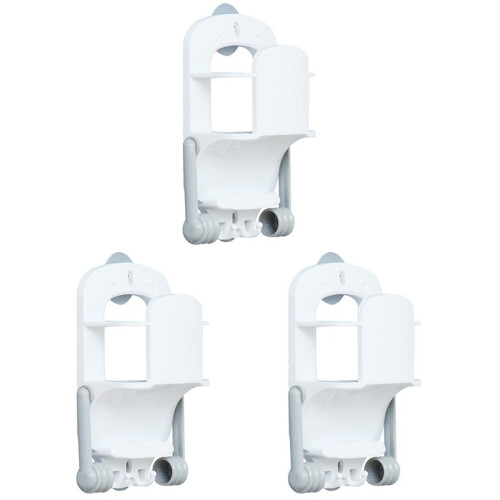 3Stk Papierrollenhalter Weiß Mit 3 Für Und Folien 1