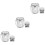 3Sets Pinselhalter Silber Leicht Und Vielseitig 7