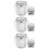 3Sets Pinselhalter Silber Leicht Und Vielseitig 10