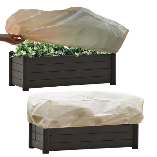 Rectangular Planter Box Protector Protects Plants in Balcony, Windowsill and Patio Planter Boxes From Frost, Wind 2Pcs 2
