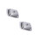 2Stk Aus Mit Deckel Rostfrei Frischehalter Silber 8