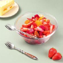 4 Pcs Metal Sporks Set,Stainless Steel Salad Spoons with Bakelite Handle,Salad Forks Spork for Salad,Fruit,Dessert