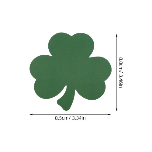 80Stk Wiederverwendbare Shamrock Notizkarten Und Aus 2