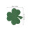 80Stk Wiederverwendbare Shamrock Notizkarten Und Aus 2