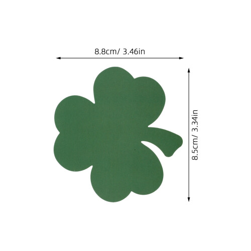 80Stk Wiederverwendbare Shamrock Notizkarten Und Aus 1