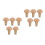 10Pcs Multi-Color Wood Graver Handles Ergonomic Grip for Hand Tools 6