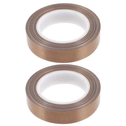 8Rolls High Temp Insulation Tape Ptfe Vacuum Sealer Light Brown 1