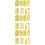 3Sets Clear Scale Circle Templates Rulers Yellow for School Office Use 8